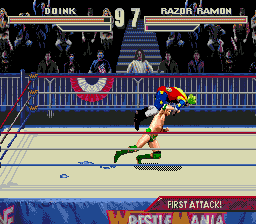 WWF WrestleMania - The Arcade Game (USA) In game screenshot